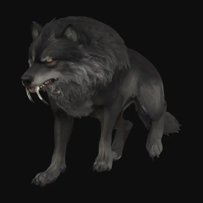 3D model for Shadowfang Wolf