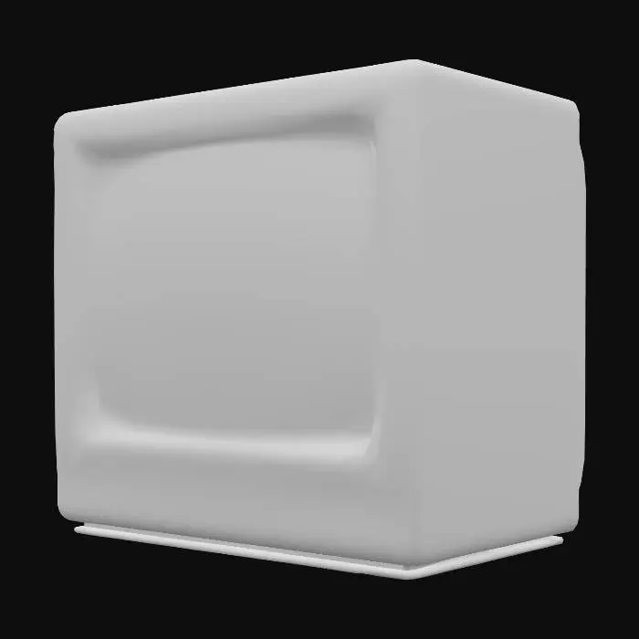 3D model for CRT Monitor