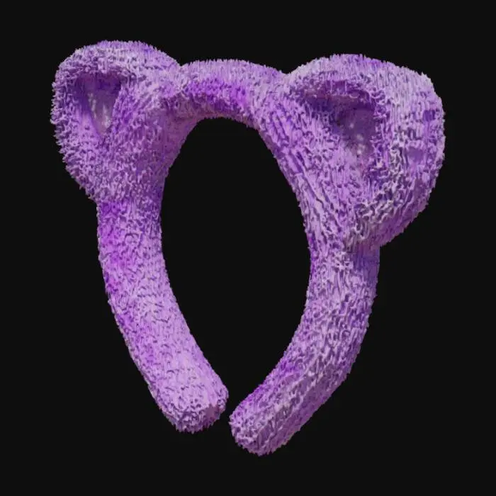 3D model for Lavender Fuzzy Ears