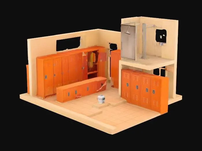 3D model for Locker Room Still Life