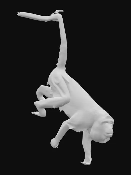 3D model for Орангутанг_трипо