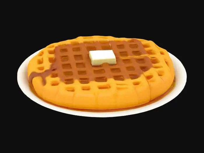 3D model for Waffle Delight