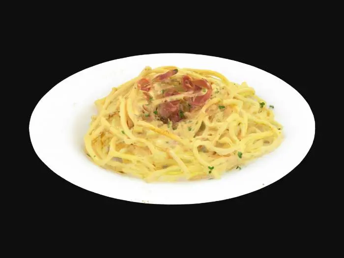3D model for [Rom] Carbonara (Pasta alla Carbonara), #AroundTheWorld#