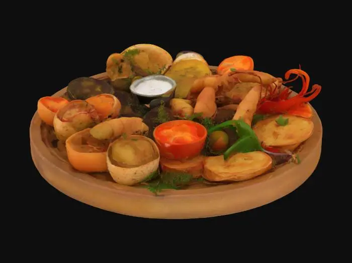 3D model for [Barcelona]	Tapas, #AroundTheWorld#