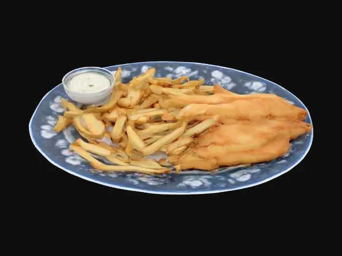 3D model for [Londo] Fish and Chips, #AroundTheWorld#