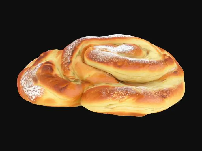 3D model for [Hamburg] Franzbrötchen, #AroundTheWorld#