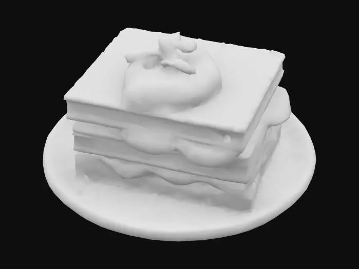 3D model for tiramisu
