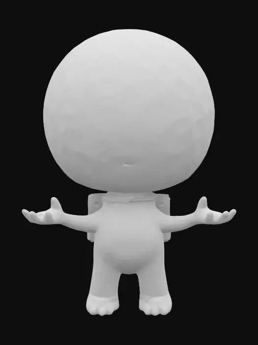 3D model for Cute Alien 