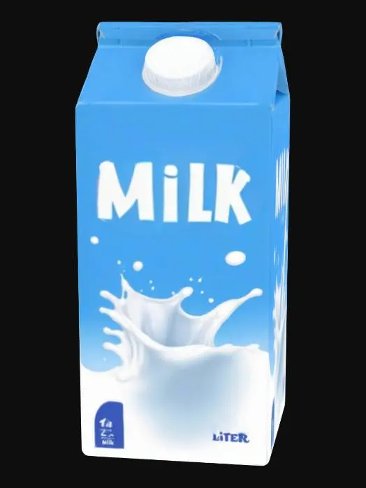 3D model for Milk Carton
