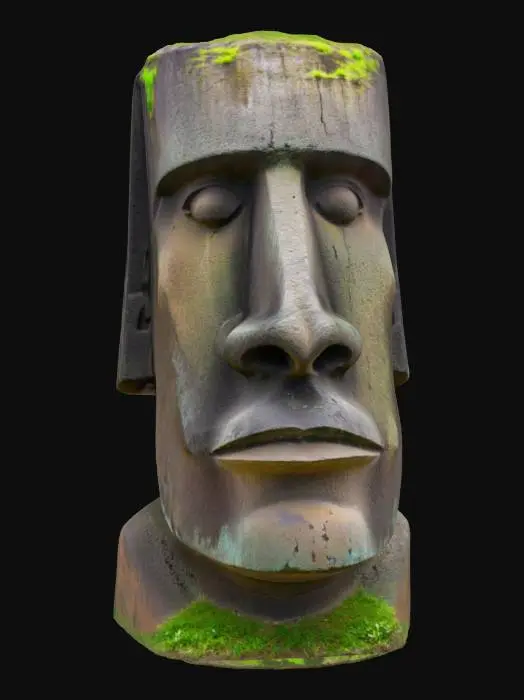 3D model for [Easter Island] Moai Statue, #AroundTheWorld#