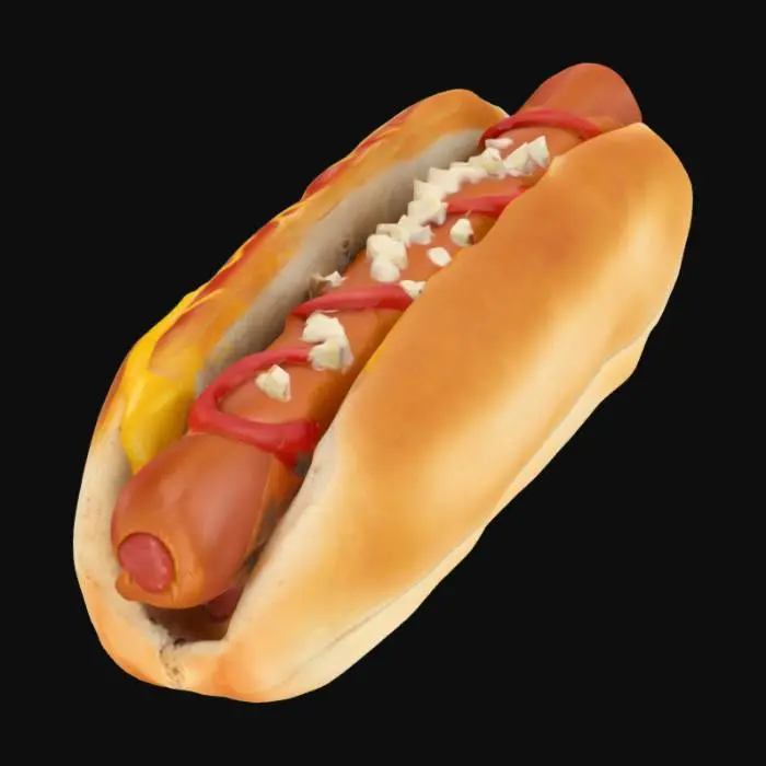 3D model for hotdog