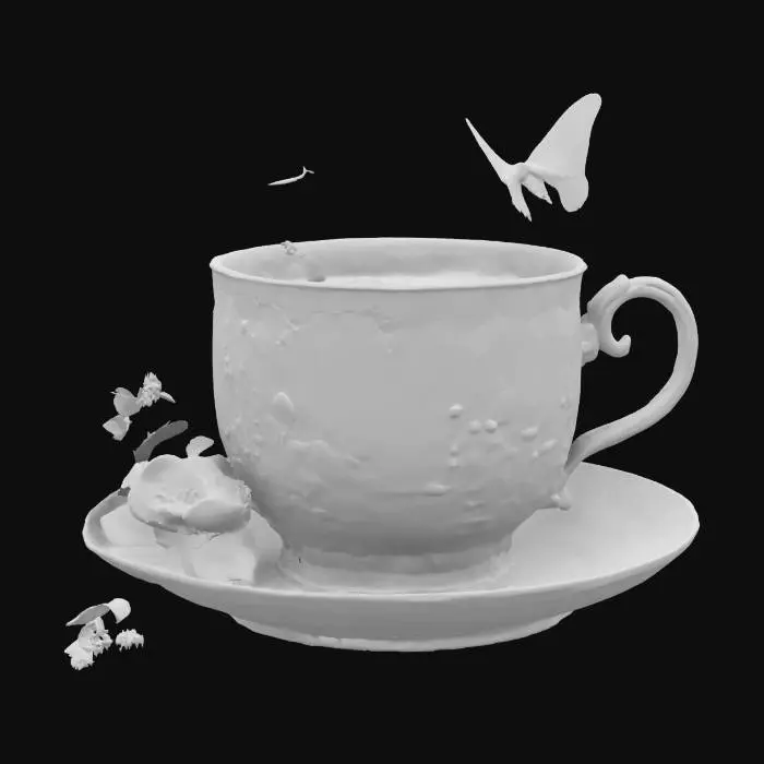 3D model for Enchanted Morning Tea, #garden#