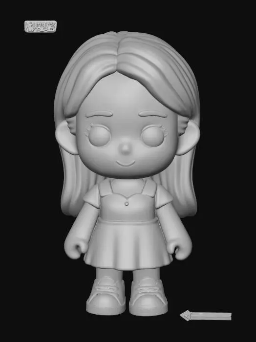 3D model for Red Dress Cutie