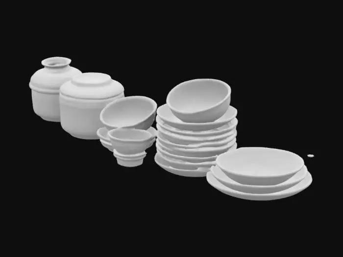 3D model for Ceramic Dishes