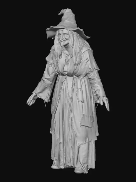 3D model for Patchwork Witch