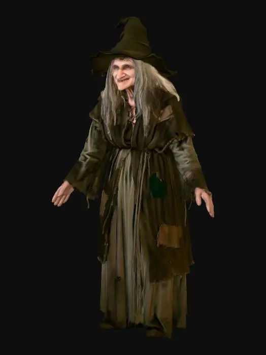 3D model for Patchwork Witch