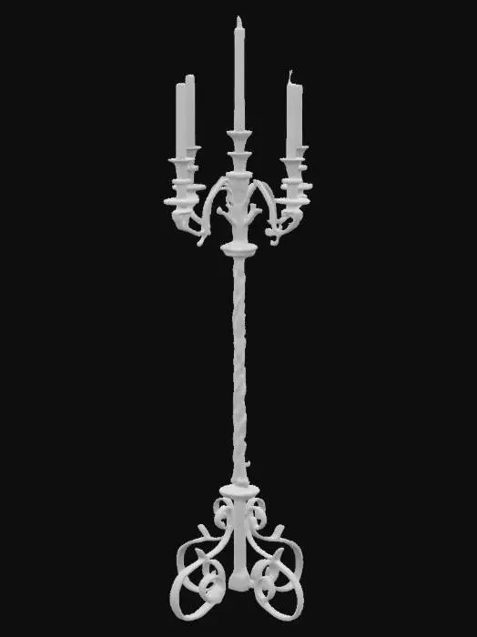 3D model for Iron Elegance Candelabra