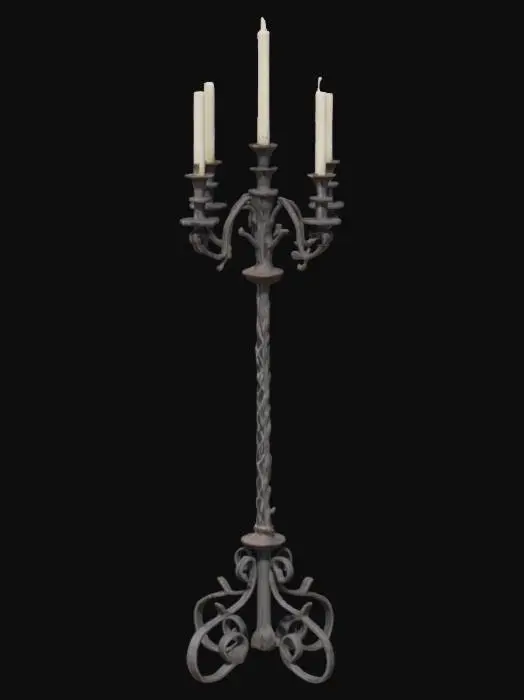 3D model for Iron Elegance Candelabra