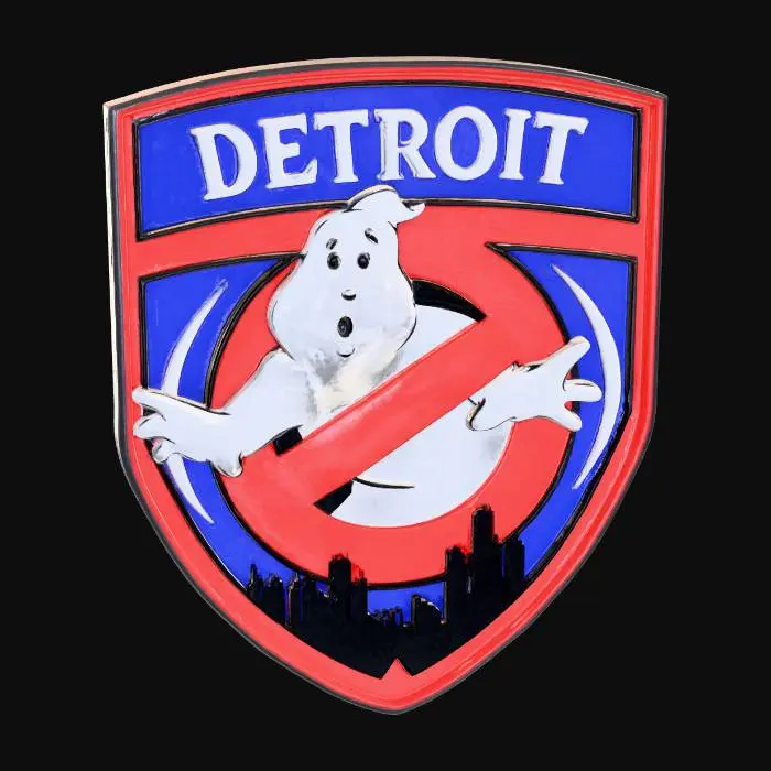 3D model for Detroit Ghostbusters Logo