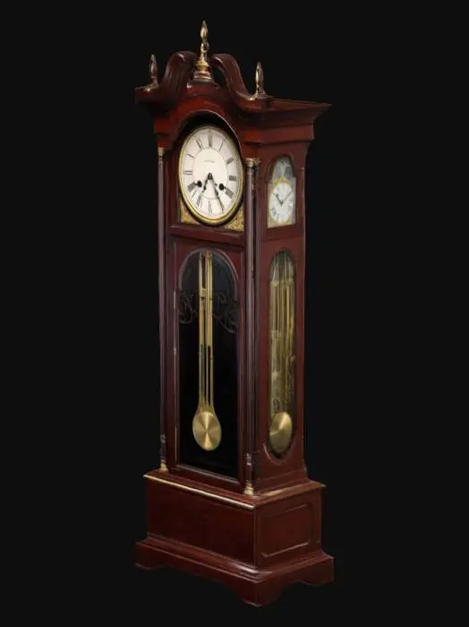 3D model for A grandfather clock, Victorian style