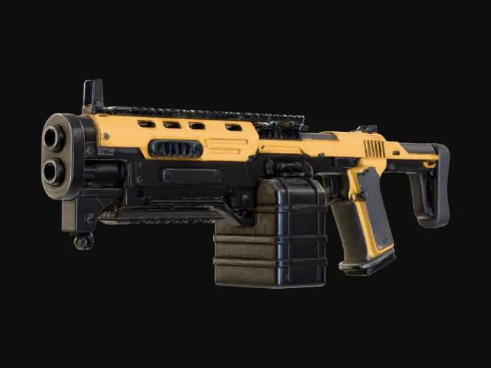 3D model for Futuristic Shotgun Display