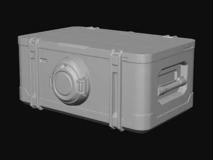 3D model for Containment Device in Sci-Fi Corridor