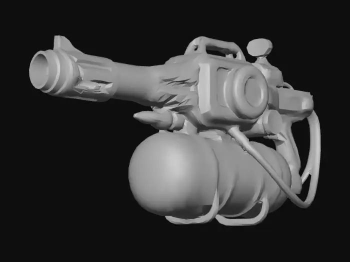 3D model for Industrial Blaster