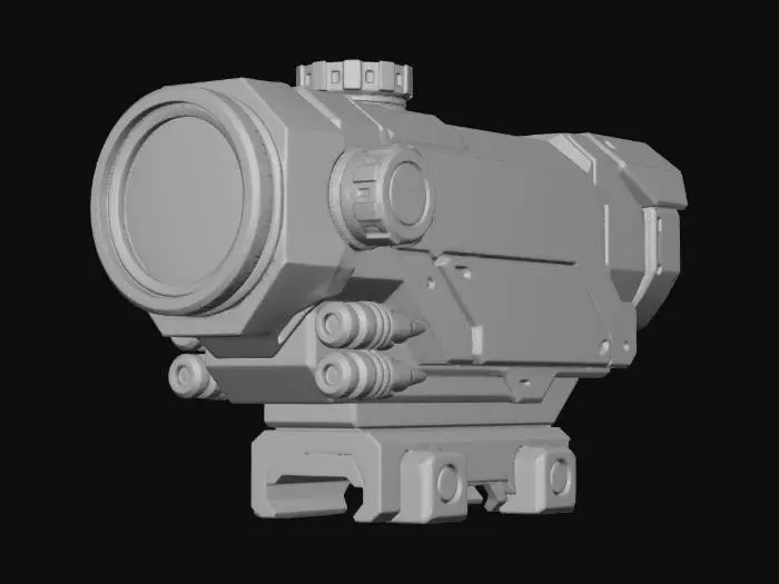 3D model for Tactical Scope