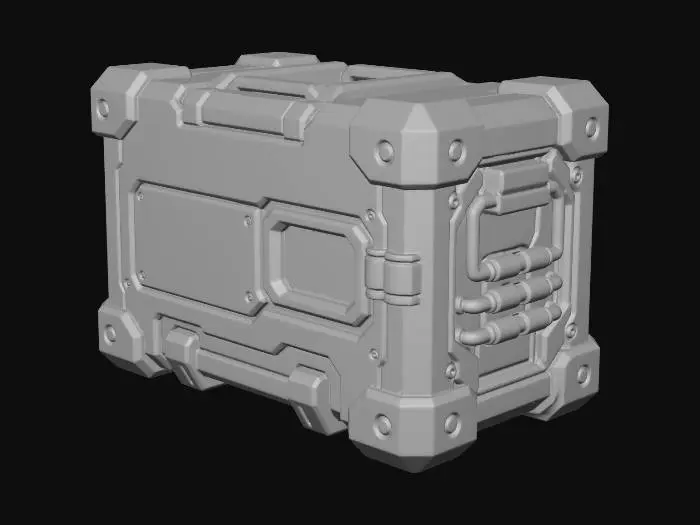 3D model for Ammo Crate