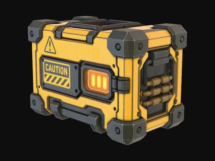 3D model for Ammo Crate