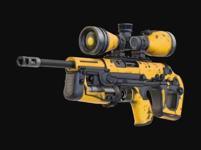 3D model for Steampunk Marksman Rifle