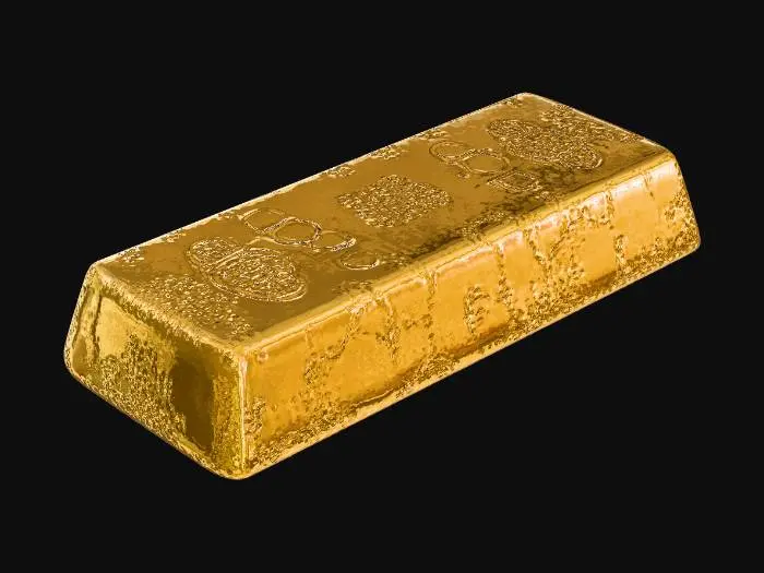 3D model for Gold Bar