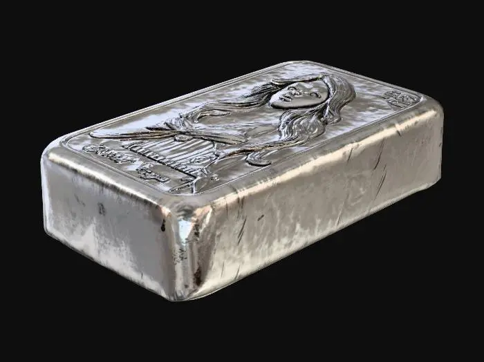 3D model for Silver bar