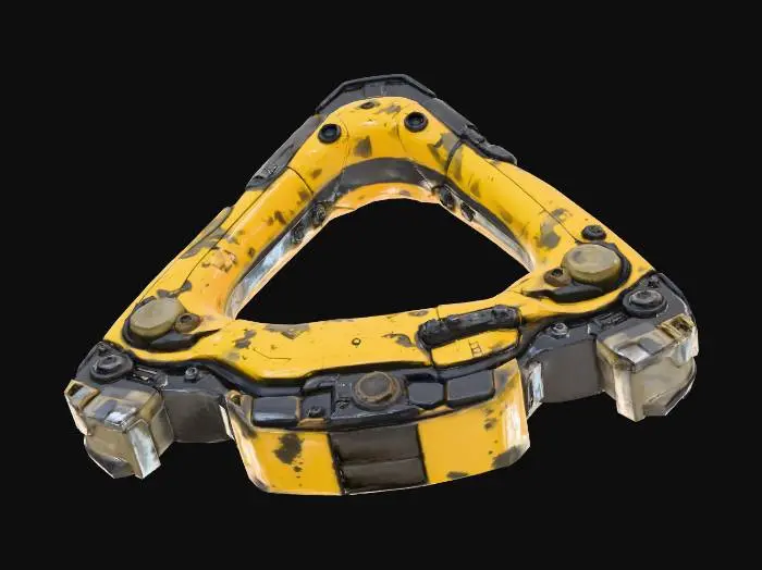 3D model for Rusted Triangle