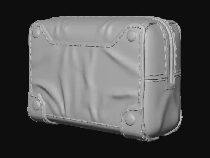 3D model for Futuristic Cyberpunk Ammo Pouch