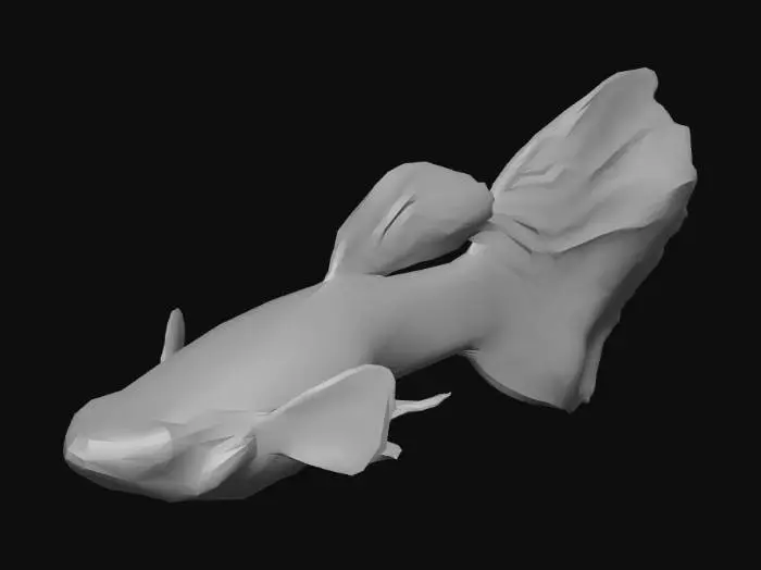 3D model for VeilTail  Guppy Male
