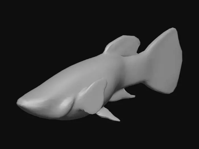 3D model for Mosaic Guppy Male