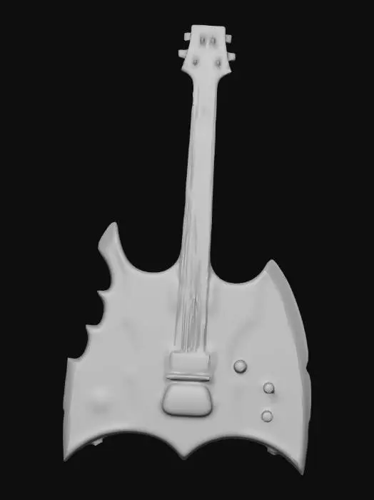3D model for Gene Simmons Kiss guitar