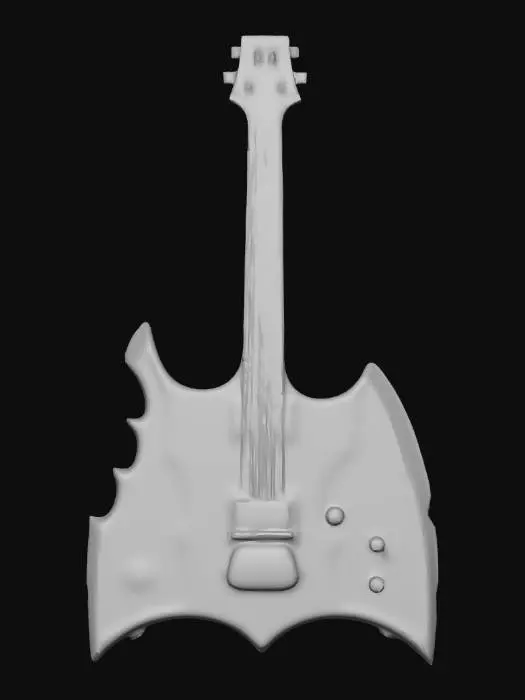 3D model for Gene Simmons Kiss guitar