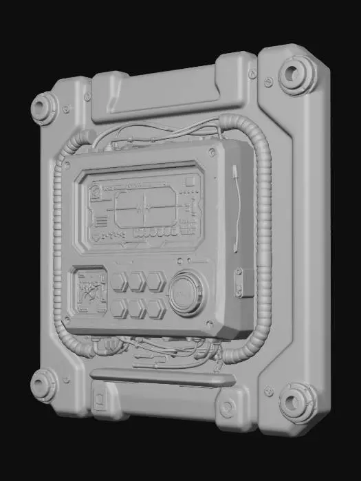 3D model for Control Panel Display
