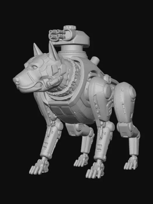 3D model for Cyber Sentinel Dog
