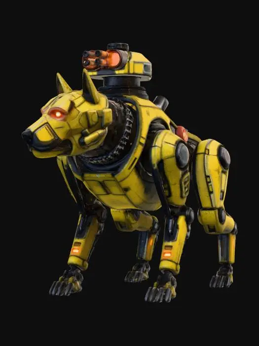 3D model for Cyber Sentinel Dog