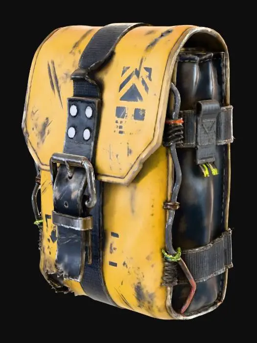 3D model for Futuristic Cyberpunk Field Pack