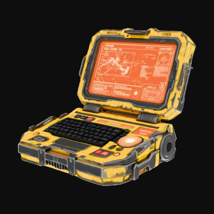 3D model for Futuristic Terminal