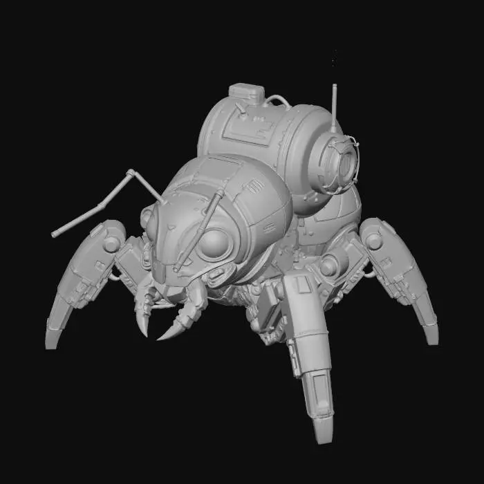 3D model for Mechanical Arachnid Exploration