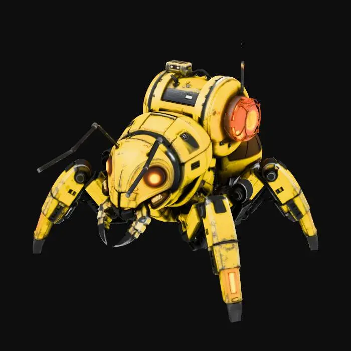 3D model for Mechanical Arachnid Exploration