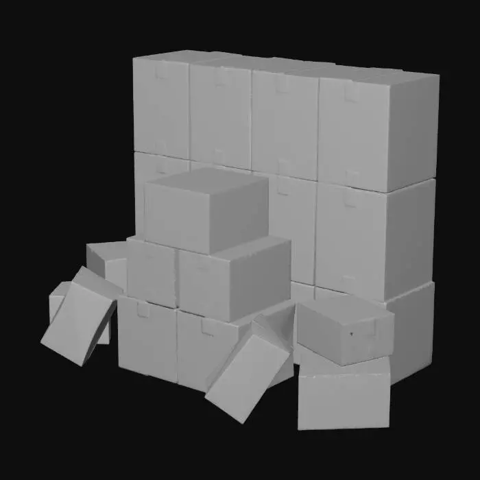 3D model for Cardboard Fortress