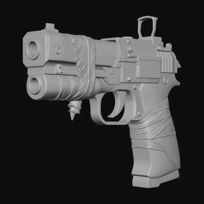 3D model for Dystopian Gun