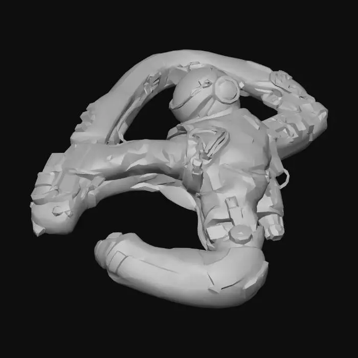 3D model for Futuristic Cyberpunk Throwable