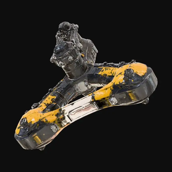 3D model for Futuristic Cyberpunk Boomerang